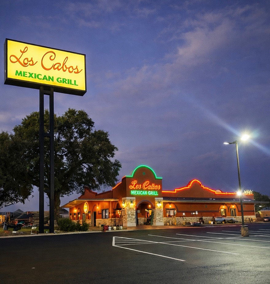 Los Cabos Mexican Grill on Hwy 6 in Navasota, Texas, the family owned Tex Mex restaurant in Grimes County